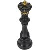 Mauro Ferretti pieza de ajedrez rey Ø 13x40,5 cm decoración oro negro