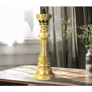 Mauro Ferretti pieza de ajedrez rey Ø 13x40,5 cm oro negro decoración