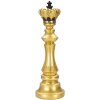 Mauro Ferretti pieza de ajedrez rey Ø 13x40,5 cm oro negro decoración