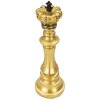 Mauro Ferretti pieza de ajedrez rey Ø 13x40,5 cm oro negro decoración