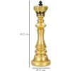 Mauro Ferretti pieza de ajedrez rey Ø 13x40,5 cm oro negro decoración