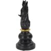 Mauro Ferretti pieza de ajedrez caballo 14x11x27 cm decoración oro negro