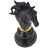 Mauro Ferretti pieza de ajedrez caballo 14x11x27 cm decoración oro negro