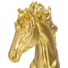 Mauro Ferretti pieza de ajedrez caballo decoración 14x11x27 cm oro negro