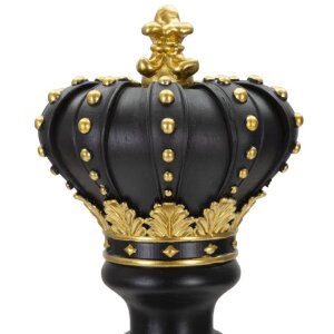 Mauro Ferretti pieza de ajedrez rey Ø14x50 cm oro negro