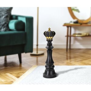 Mauro Ferretti pieza de ajedrez rey Ø14x50 cm oro negro