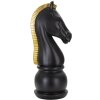 Pieza de ajedrez Mauro Ferretti caballo Ø18.5x50 cm oro negro