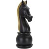 Pieza de ajedrez Mauro Ferretti caballo Ø18.5x50 cm oro negro