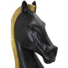Pieza de ajedrez Mauro Ferretti caballo Ø18.5x50 cm oro negro