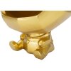 Mauro Ferretti figurita decorativa perro Ø17x23,5 cm oro negro