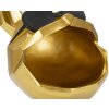 Mauro Ferretti figurita decorativa perro Ø17x23,5 cm oro negro
