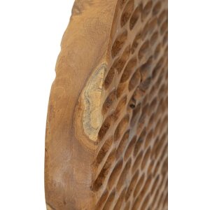 Mauro Ferretti escultura Moneda 30x1,5x40 cm teka marrón