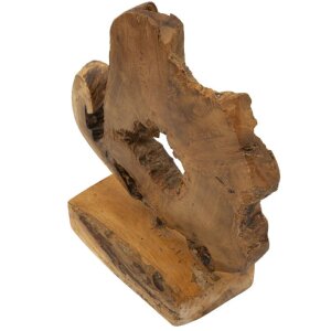Mauro Ferretti escultura Bintang 31x13x35 cm teca marrón