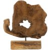 Mauro Ferretti escultura Bintang 31x13x35 cm teca marrón