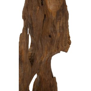 Mauro Ferretti Akar escultura teca marrón 18x13x55 cm