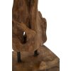 Mauro Ferretti Akar escultura teca marrón 20x11x34 cm