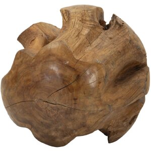 Bola decorativa de teca Mauro Ferretti Ø50 cm marrón