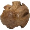 Bola decorativa de teca Mauro Ferretti Ø50 cm marrón