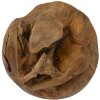 Bola decorativa de teca Mauro Ferretti Ø50 cm marrón