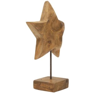 Mauro Ferretti escultura estrella de madera de teca...