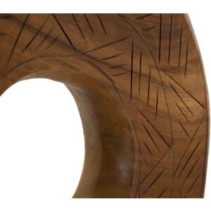 Mauro Ferretti escultura Dorat de teca 35x10x58 cm marrón
