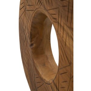 Mauro Ferretti escultura Dorat de teca 35x10x58 cm marrón