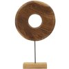 Mauro Ferretti escultura Dorat de teca 35x10x58 cm marrón
