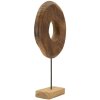 Mauro Ferretti escultura Dorat de teca 35x10x58 cm marrón
