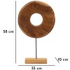 Mauro Ferretti escultura Dorat de teca 35x10x58 cm marrón