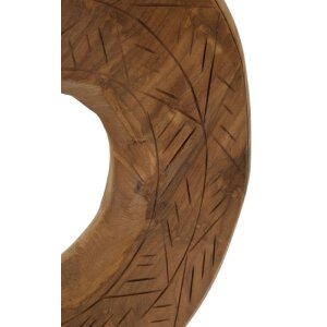 Mauro Ferretti escultura Dorat de teca 28x10x38 cm marrón