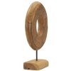 Mauro Ferretti escultura Dorat de teca 28x10x38 cm marrón