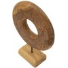 Mauro Ferretti escultura Dorat de teca 28x10x38 cm marrón