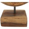 Mauro Ferretti escultura Dorat de madera de teca 20x10x28 cm marrón