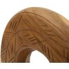 Mauro Ferretti escultura Dorat de madera de teca 20x10x28 cm marrón