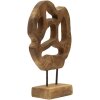 Mauro Ferretti escultura Lubang de teca 25x10x38 cm marrón