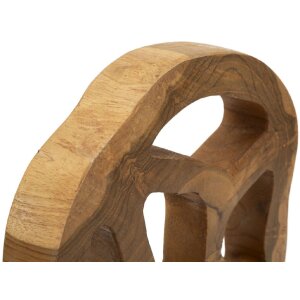 Mauro Ferretti escultura Lubang de teca 18x10x27 cm marrón