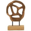 Mauro Ferretti escultura Lubang de teca 18x10x27 cm marrón