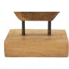 Mauro Ferretti escultura Lubang de teca 18x10x27 cm marrón