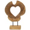 Mauro Ferretti escultura Hasi madera de teca 28x10x38 cm marrón