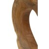 Mauro Ferretti escultura Hasi madera de teca 28x10x38 cm marrón