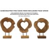 Mauro Ferretti escultura Hasi madera de teca 28x10x38 cm marrón
