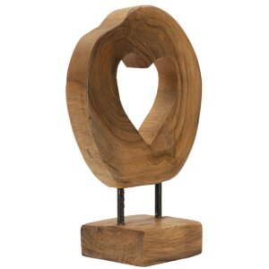 Mauro Ferretti escultura Hasi madera de teca 20x10x28 cm...