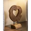 Mauro Ferretti escultura Hasi madera de teca 20x10x28 cm marrón