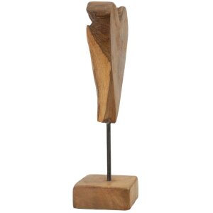 Mauro Ferretti escultura corazón teca 15x10x35 cm...