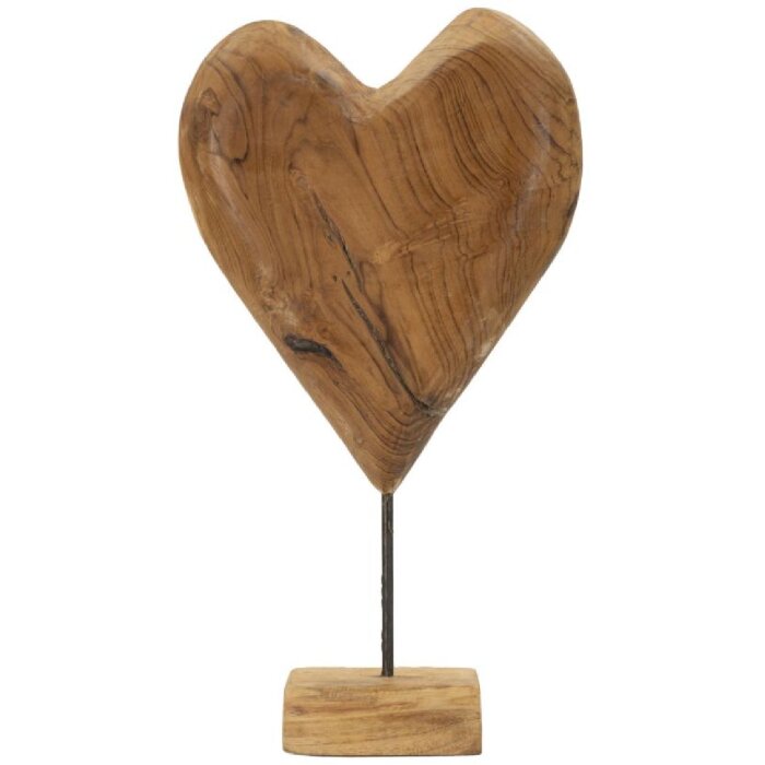 Mauro Ferretti escultura Dobu teca 25x12x45 cm marrón