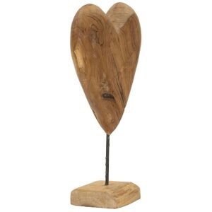 Mauro Ferretti escultura Dobu teca 25x12x45 cm marrón