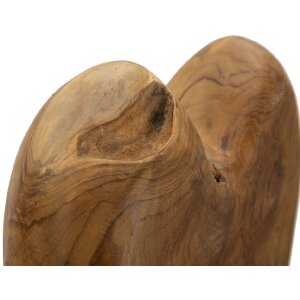 Mauro Ferretti escultura Dobu teca 25x12x45 cm marrón
