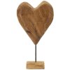Mauro Ferretti escultura Dobu teca 25x12x45 cm marrón