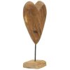 Mauro Ferretti escultura Dobu teca 25x12x45 cm marrón