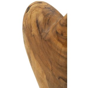 Mauro Ferretti escultura Dobu madera de teca 20x12x37 cm marrón